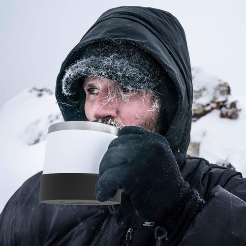 Wuryuema Protective Sleeve Boot Compatible for YETI Rambler 14oz Silicone Boot/YETI Rambler 14oz Stackable Mug Bottom Protector/Camping Mug Anti-Slip Bottom Sleeve Cover/YETI Rambler 14oz Accessories