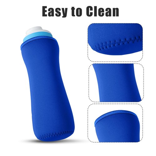 PEUTIER 2pcs 22oz Sleeve for Cirkul Water Bottles, Water Bottle Sleeve for Cirkul Plastic & Stainless Steel Bottles Neoprene Insulated Covers for Cirkul Bottles, Retaining Temperature (Dark Blue)