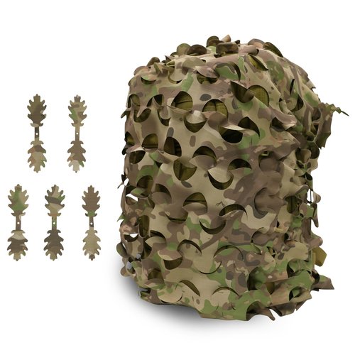 LOOGU Tactical Backpack Cover, Breathable Mesh Camo Camouflage Pack Cover Great for Tactical Military Gear Combat