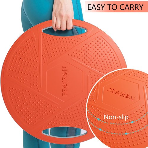 PROIRON Wobble Balance Board,Stability Board,Non-Slip Exercise Balance Stability Trainer Portable Balance Board with Handle for Standing Desk, Core Training,Physical Therapy Adults Kids