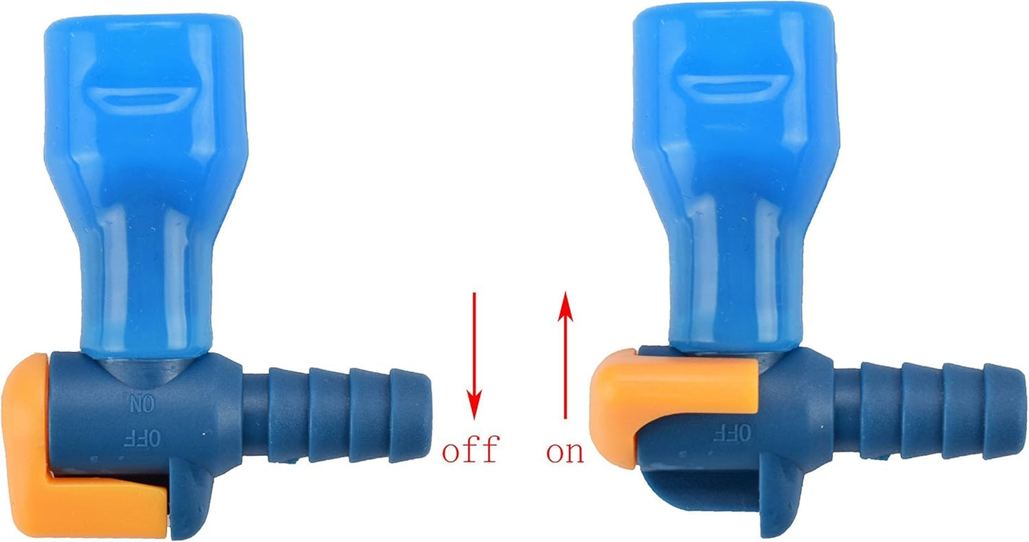 J.CARP ON-Off Switch Bite Valve Tube Nozzle Replacement for Hydration Pack Bladder