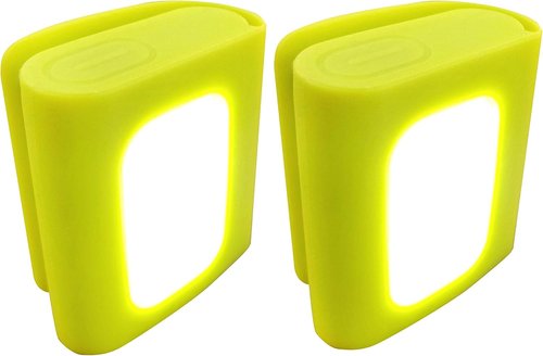 Bright Eyes 200 Lumen Firefly 2-Pack Clip On LED Safety Running and Jogging Light - USB Rechargeable - 2 Pack - Also for Hiking, Camping, Working and Much More!! (Deep Gray)