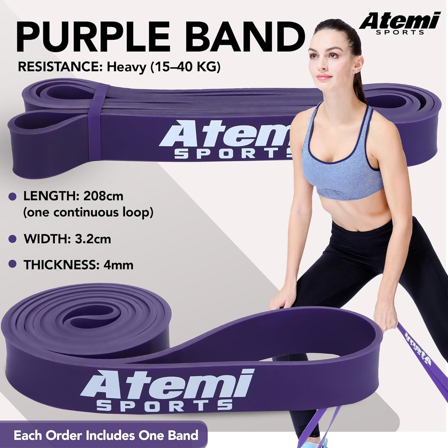 Exercise Bands for Working Out | Long Resistance Pull Up Bands for Men & Women | Workout Resistance Loop | Gym Elastic Band for Workouts, Calisthenics, Crossfit and Physiotherapy