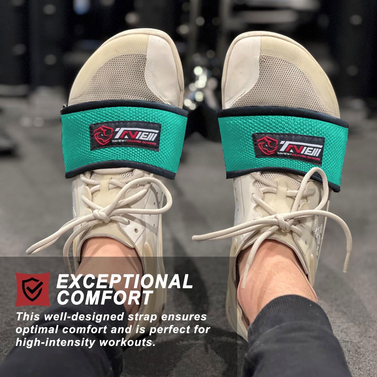 Reverse Squat AB Strap Prfect for Training Abs and Hip Flexors. Elite Speed, Jumping, and Explosiveness for men and women. (Straps for Cable Machines) Knee Protection, Leg Strength, and Deep Core.
