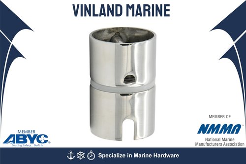 Vinland Marine 304 Stainless Steel Drop-in Boat Rod Holder Swivel Insert, Pack of 1, 2, 4, for deep sea Fishing rods, Offshore Fishing Rod, Pontoon Boat Rod Holder, Boat Rod Holders (Pack of 2)