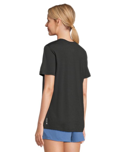 Smartwool Womens Active Mesh Short Sleeve Black Medium