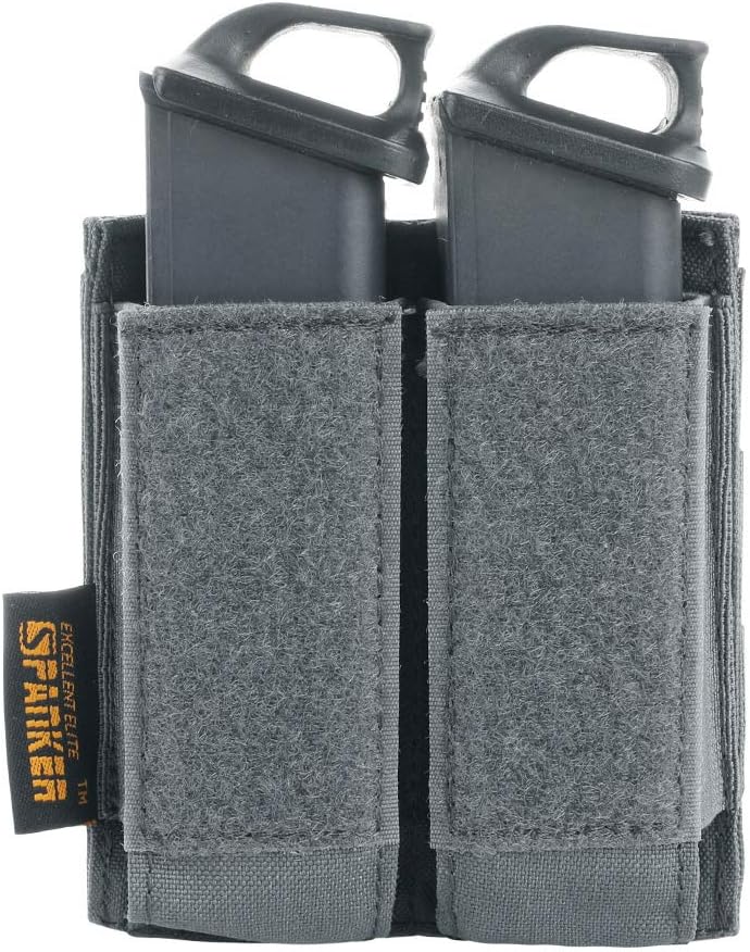 EXCELLENT ELITE SPANKER Tactical Open Top Double/Triple Pistol Mag Pouch for Glock M1911 92F Magazines 40mm Grenade