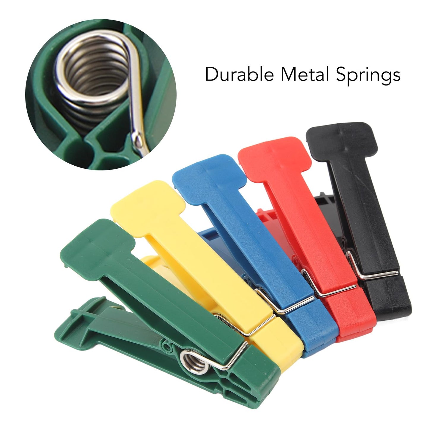 5PCS Pinch Clips, Different Strength Levels Graded Graded Pinch Pin Exerciser, Improved Grip Metal Springs for Hand Therapy