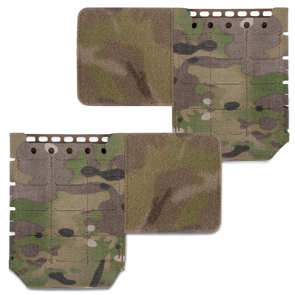 ACETAC Flex Expander Wing Pouch for Chest Rig, Compatible with Spiritus Systems Micro MK4/MK5 Haley Strategic D3CR Placard (Multicam)