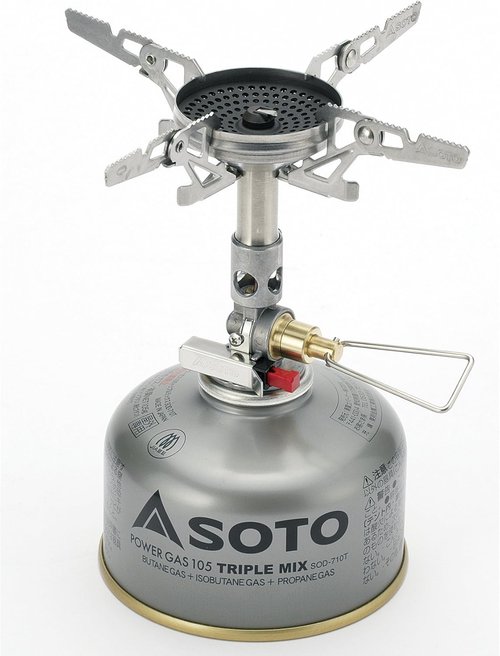 Lightweight SOTO TriFlex & 4Flex WindMaster Stove Stand - Durable Stainless Steel, Stable Design