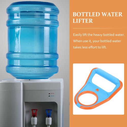 ULTECHNOVO 5pcs Water Lifter Water Bottle Carrier Grip Water Jug Handles Drinking Bottle Handle Ergonomic Bottle Carrier Lifter Water Bottle with Handle Plastic Holder Bucket