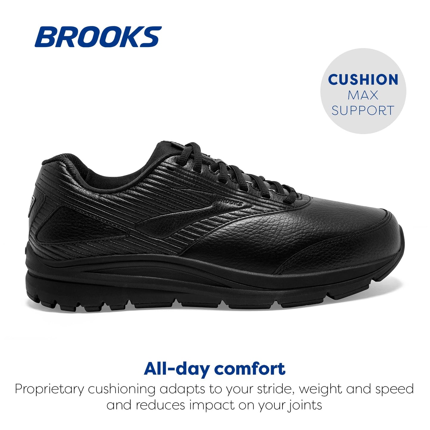 Brooks Women's Addiction Walker 2 Walking Shoe - Black/Black - 10 Medium