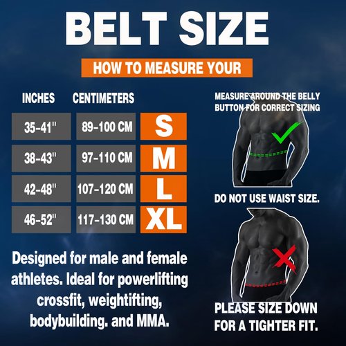 Leather Weight Lifting Belt, Men Belt for Gym Weight Belt Lumbar Back Support Powerlifting Weightlifting Heavy Duty Workout Training Strength Training Fitness (Black-L)