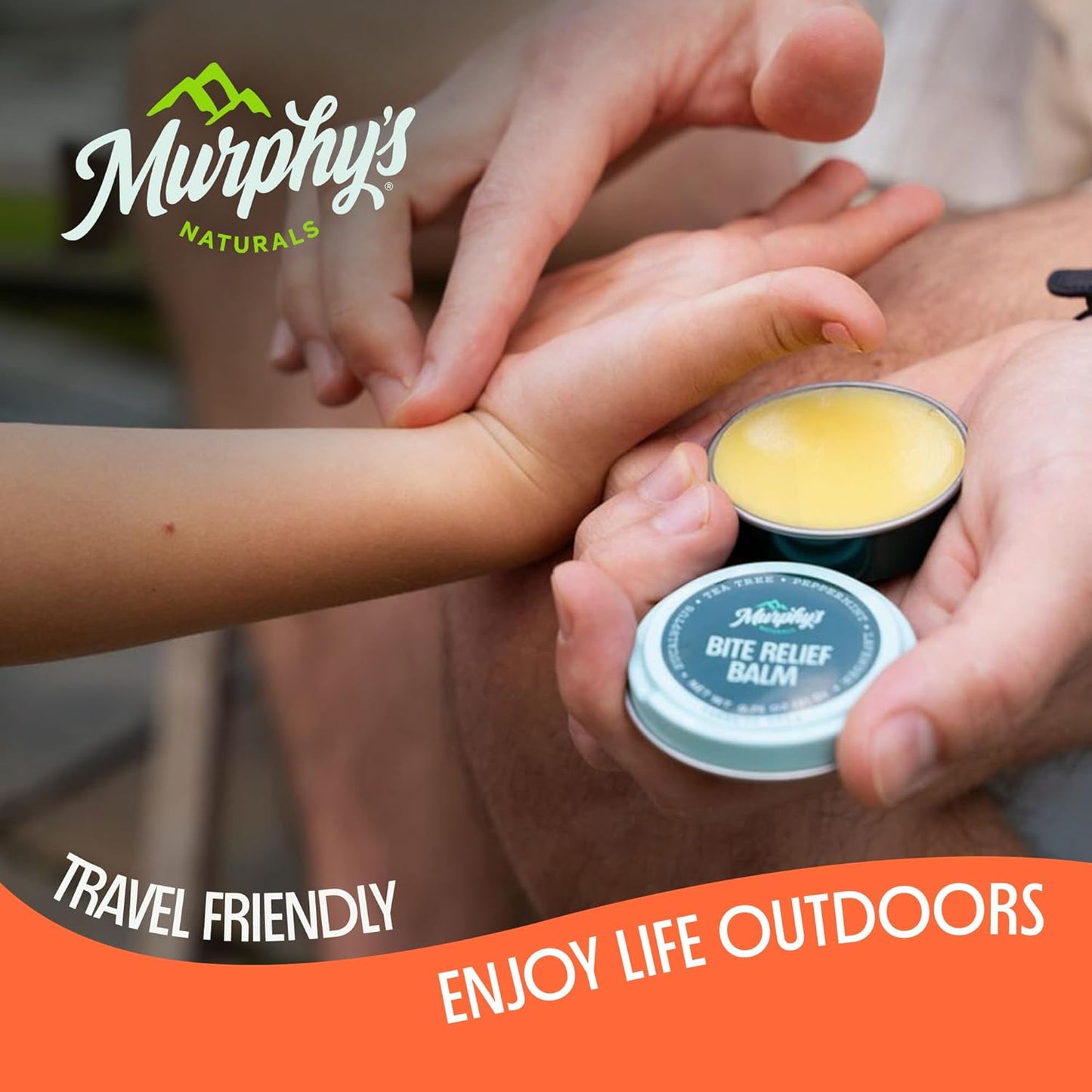 Murphy’s Naturals Insect Bite Relief Balm, Travel-Friendly, Soothes Bug Bites with Plant-Based Oil, Fast-Acting, Easy Application, 0.75oz