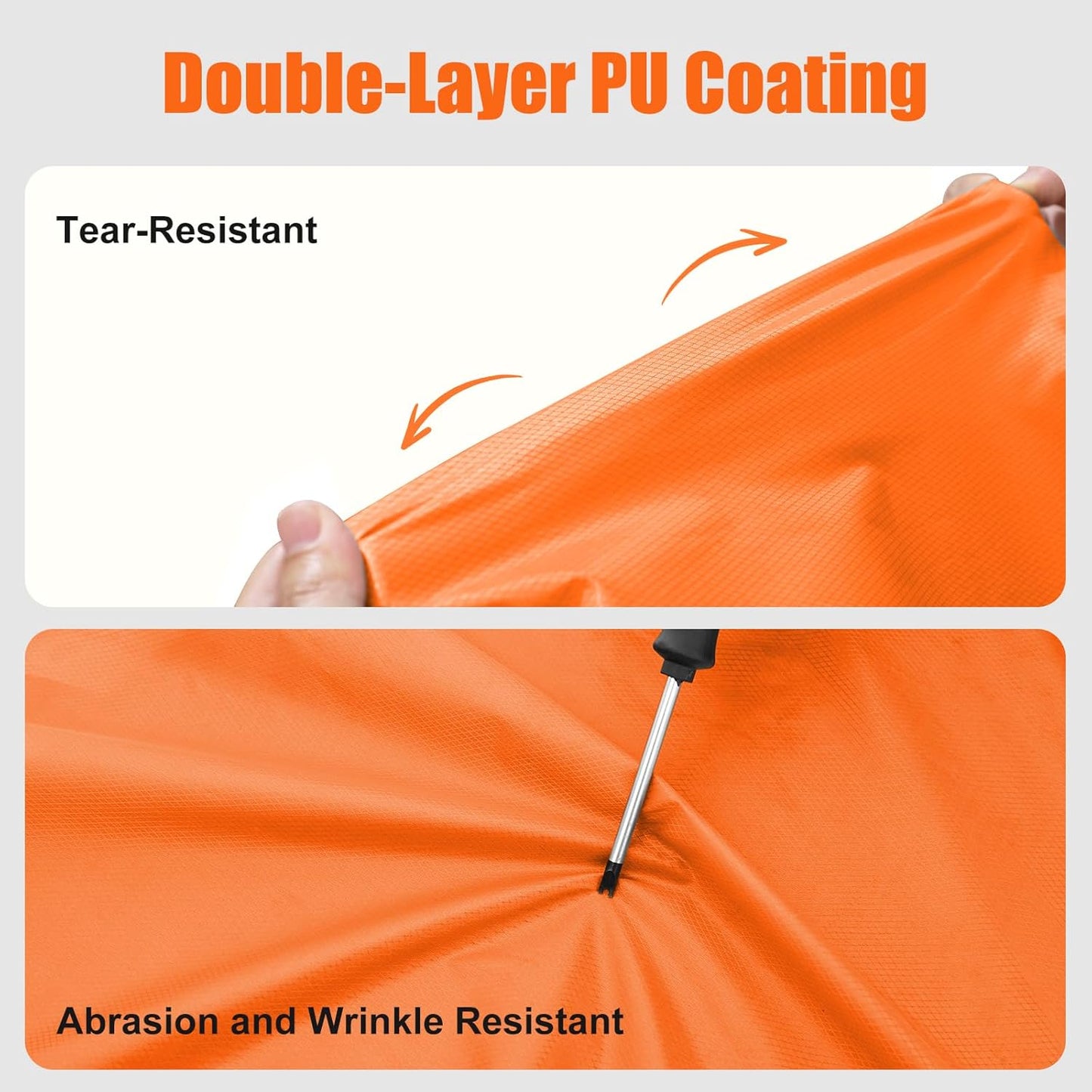 Andake Waterproof Rain Poncho for Adults Unisex,230T Ripstop Polyester,Raincoat Gear with Transparent Viewing Window Outdoors