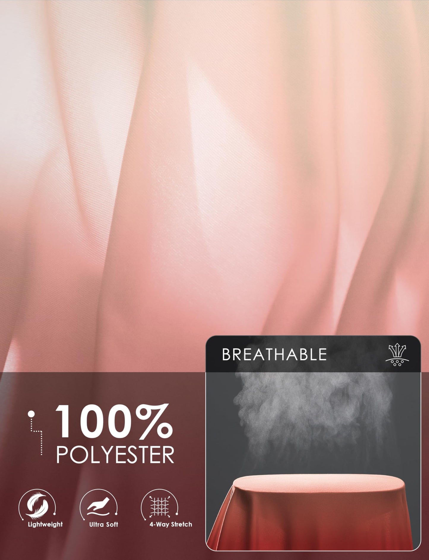 Women's Sun Shirts UPF 50+ Long Sleeve UV Protection Shirt Lightweight Quick Dry Workout Hiking Tops for Women(Orange/Red Gradient,XL)