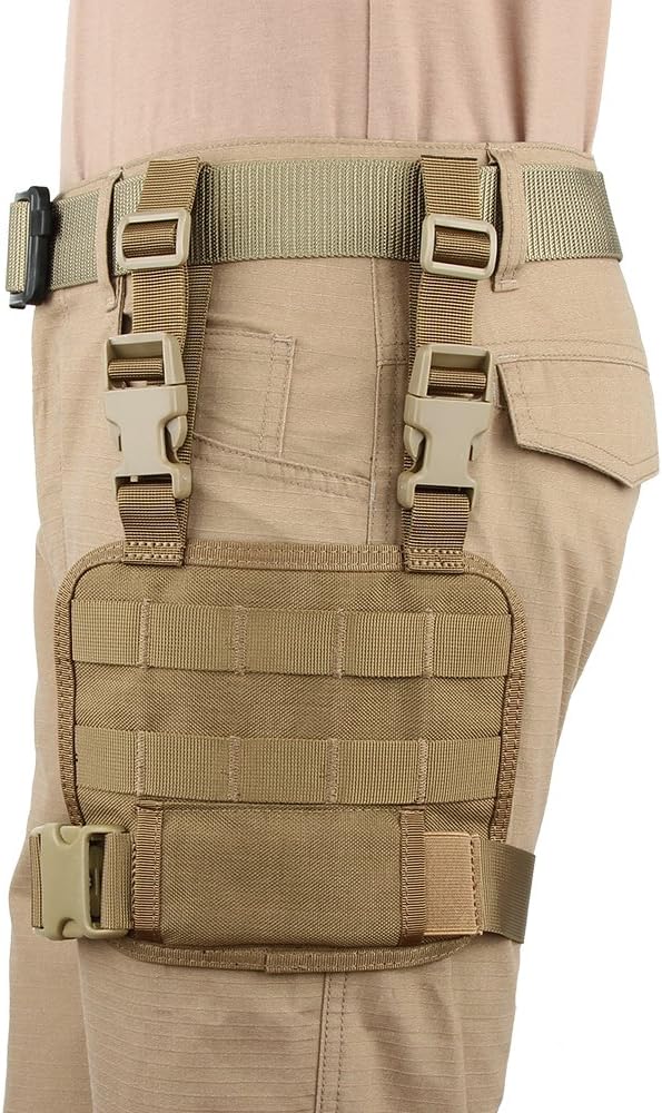 EXCELLENT ELITE SPANKER Tactical Drop Leg Platform MOLLE Adjustable Drop Leg Panel for Pistol Holster
