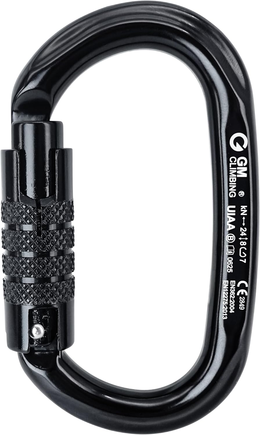 GM CLIMBING Micro Prusik Minding Pulley 25kN CE UIAA Certified 12mm Single Pulley Mobile Side Plates for Arborist Rigging Climbing Rescue