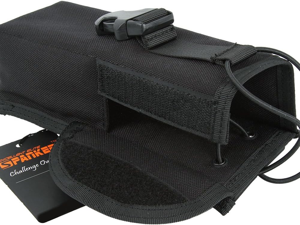 EXCELLENT ELITE SPANKER Tactical Universal Radio Holster Pouch Holder Case Bag Molle Adjustable Military Walkie Talkie Holder