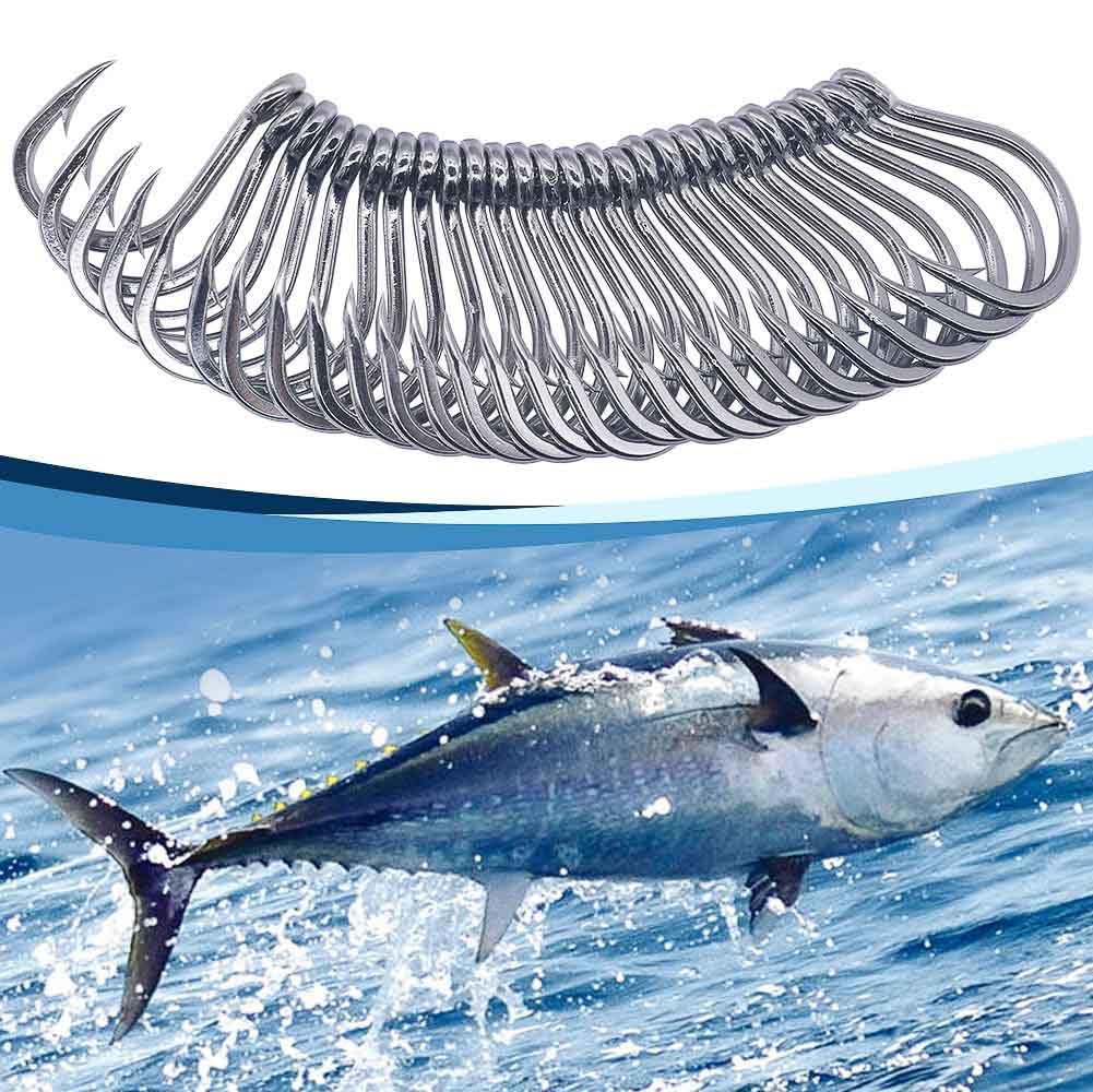 3X-Strong-Octopus-Hooks-Saltwater-Fishing-Circle-Hooks- Stainless Big Game Size 1-13/0