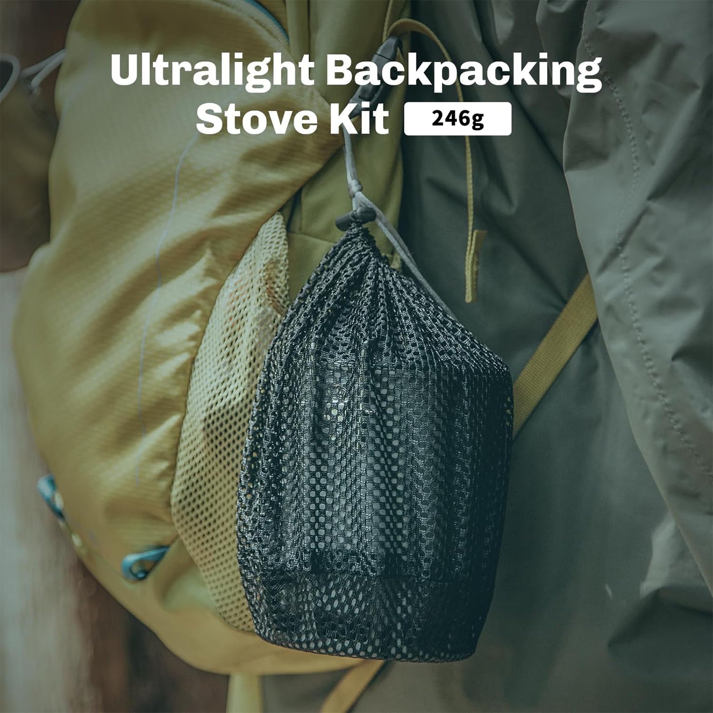 Fire Maple Petrel Portable Stove Ultralight Cooking System, with a Lightweight, Fast Boiling Function, Precise Double Tick Design, for Outdoors, Camping and Traveling