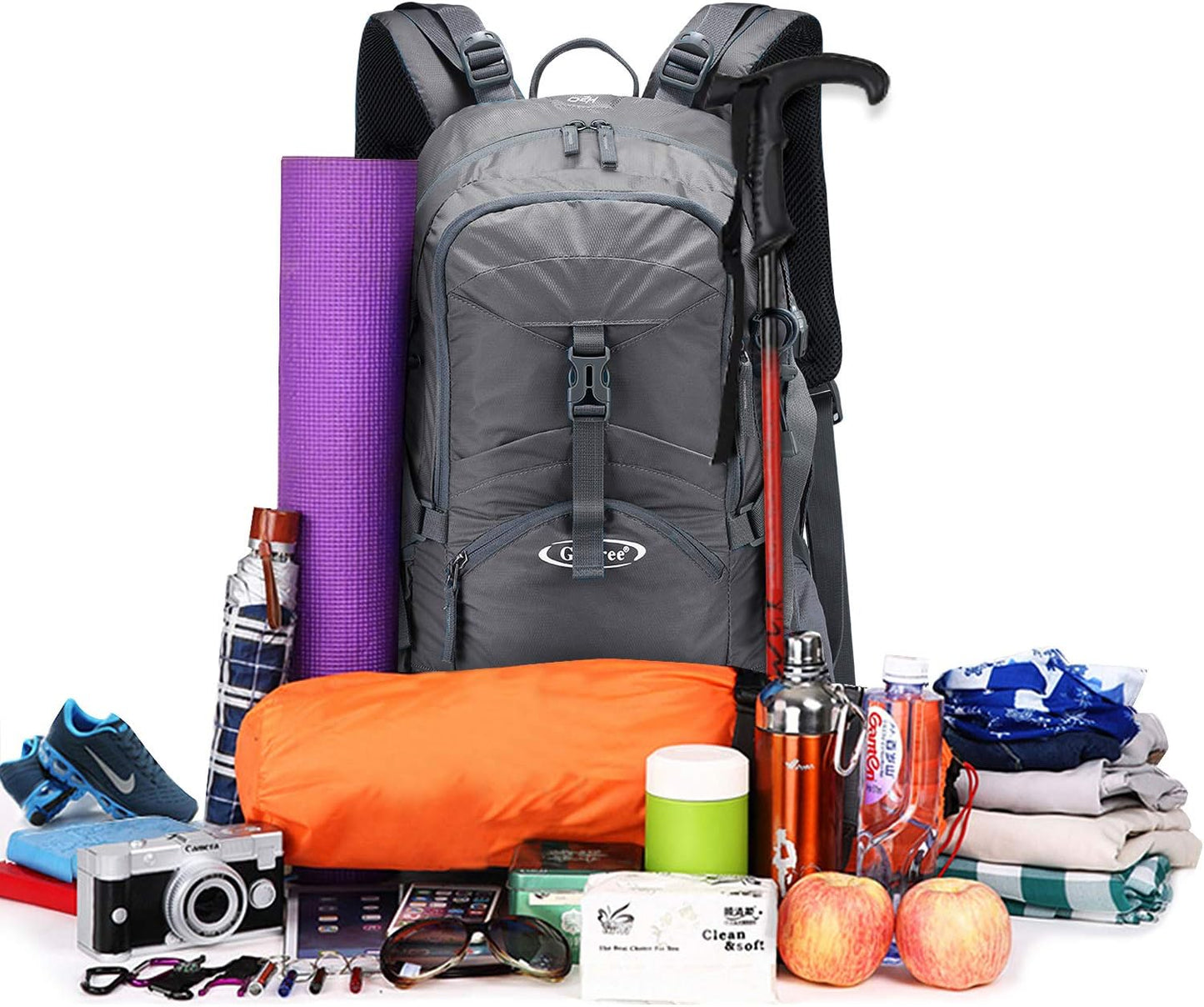 G4Free Hiking Backapck, Dark Grey, One Size