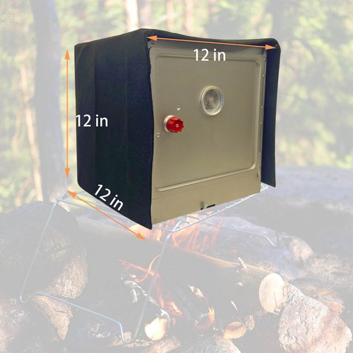 HOFENTIGU Camping Oven Cover Thermal Insulated Blanket Cover for Foldable Camp Oven- Quickly Heats Up and Maintains Temperature