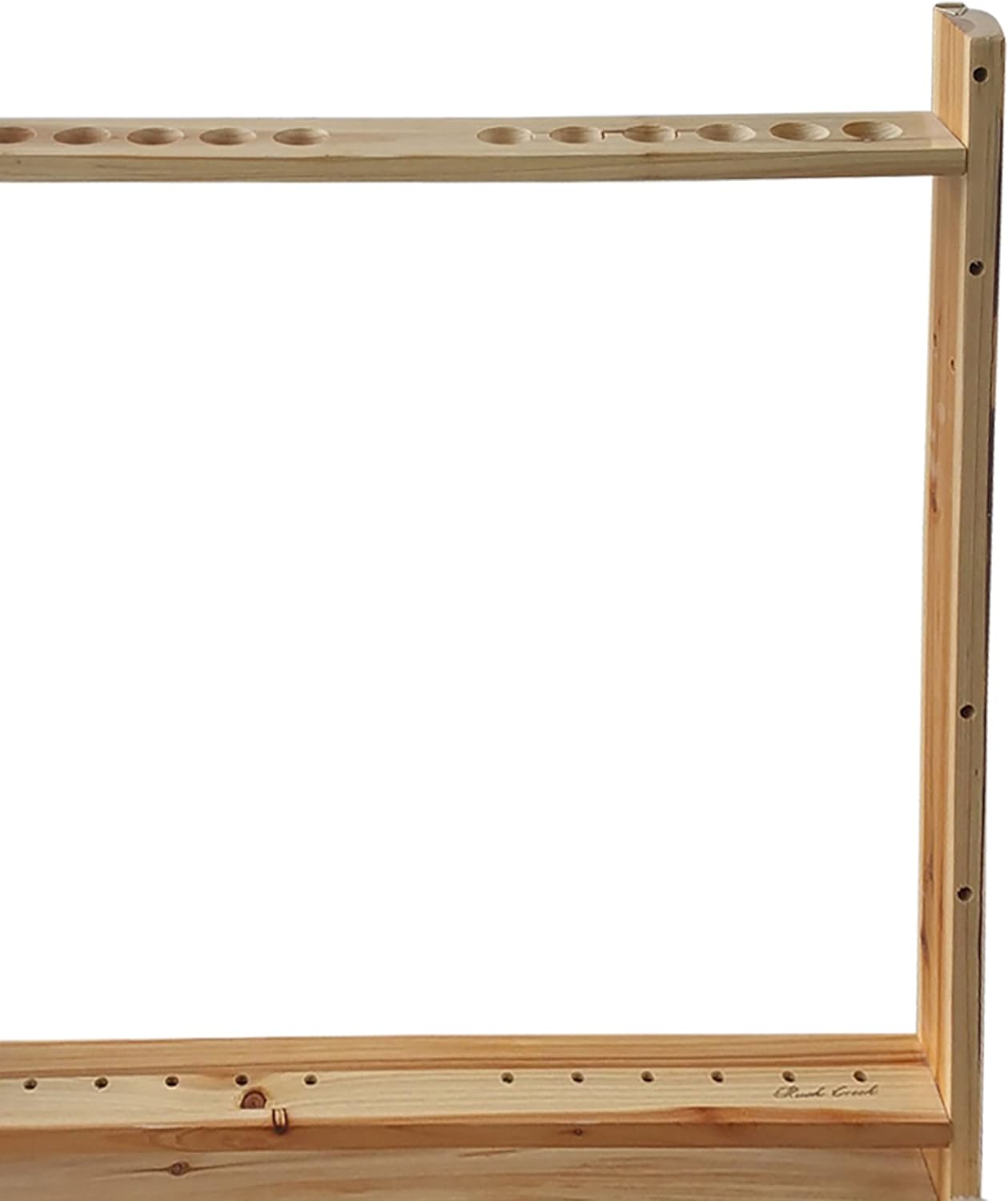 Rush Creek Creations- Rustic 2 Compound Bow Holder Archery, 12 Arrow Holder Wall Mount Storage, Bow Rack Wall Display with Accessories Compartment, Handcrafted, Durable Material, 39"L x 31.5"W x 5.3"D