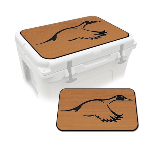USATuff SeaDek EVA Mat Cooler Pad fits YETI 35 Tundra | Peel & Stick Application | Non Slip Comfort Accessories - Duck Solo Hunting Outdoorsman (Mocha-Black)