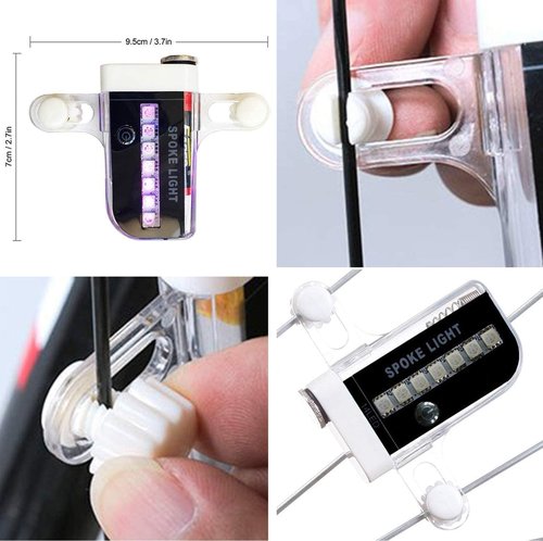 Bike Wheel Lights (2 Pack) - Waterproof LED Bicycle Spoke Lights - Bike Accessories - 30 Different Patterns Change - Great Gift for Adults Kids
