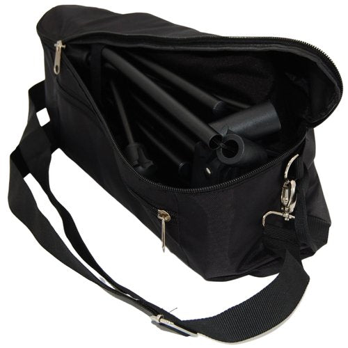 MYSUPOT 14"x4"x6" (Black) Replacement Bag for Portable, Lightweight, Ultralight, Foldable, Portable, Compact Camping Chair w/Front Pocket - 420D Oxford Polyester Fabric