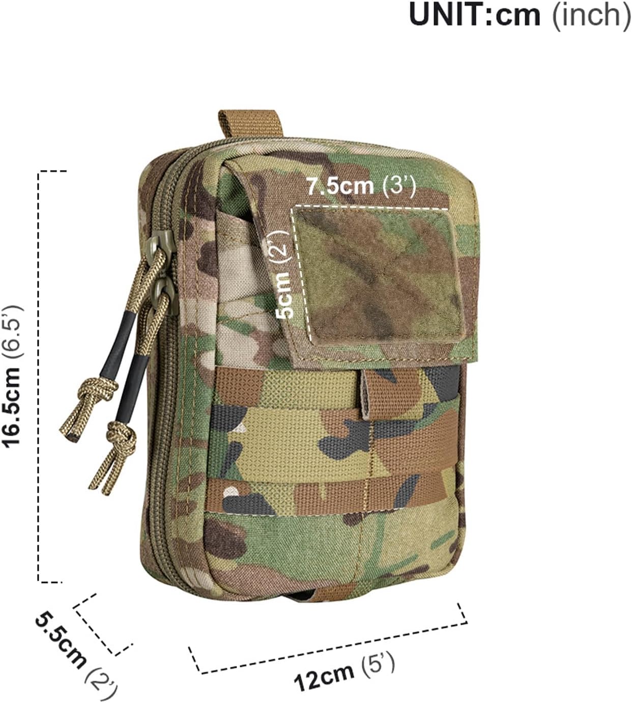 EXCELLENT ELITE SPANKER Molle Admin Pouch Military Utility Tool Pouch EDC Molle Pouchs Gadget Waist Bags