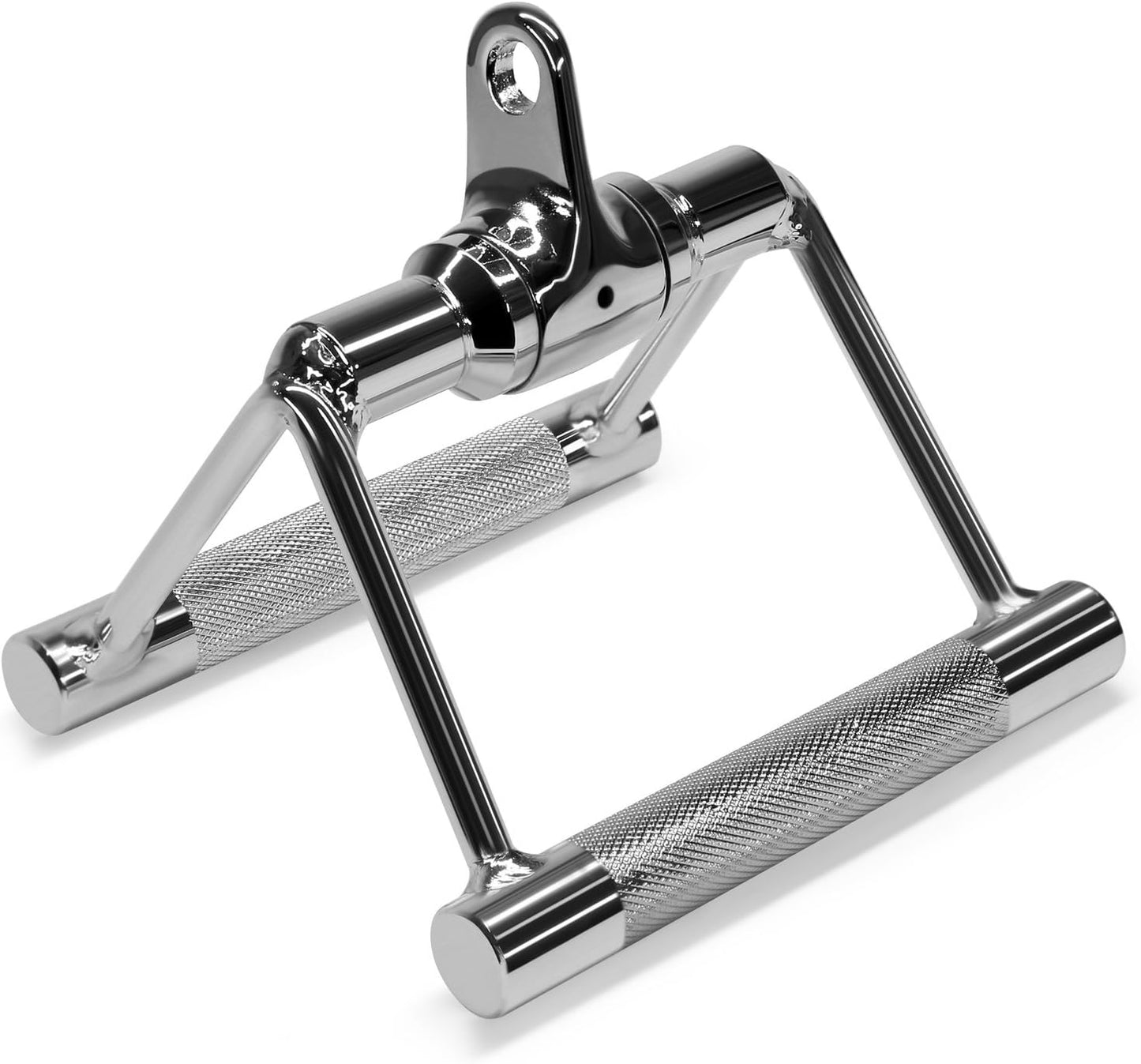 Yes4All Double D Row Handle Cable Attachment for Weight Workout, Cable Machine Accessories for Home Gym, LAT Pull Down V Bar with Capacity Up to 880LBS