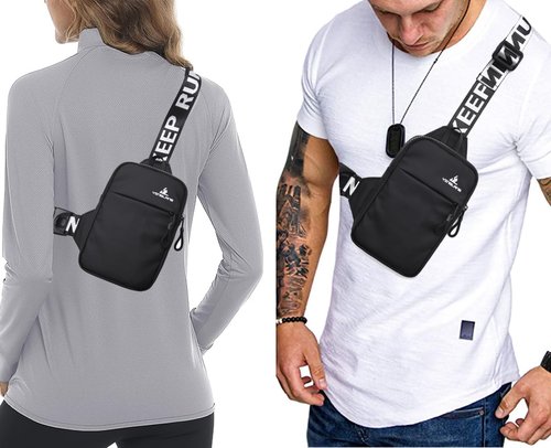 Mini Sling Bag for Women Men Small Crossbody Bag Shoulder Backpack Casual Phone Chest Bag Travel Personal Pocket Bag