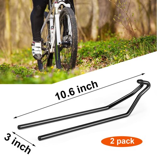 Leriton 2 Pcs Steel Wrench Removal Tool with Vinyl Coating Handguard Delta Ring Wrench Removal Tool for Delta Ring Removal Bike Repair