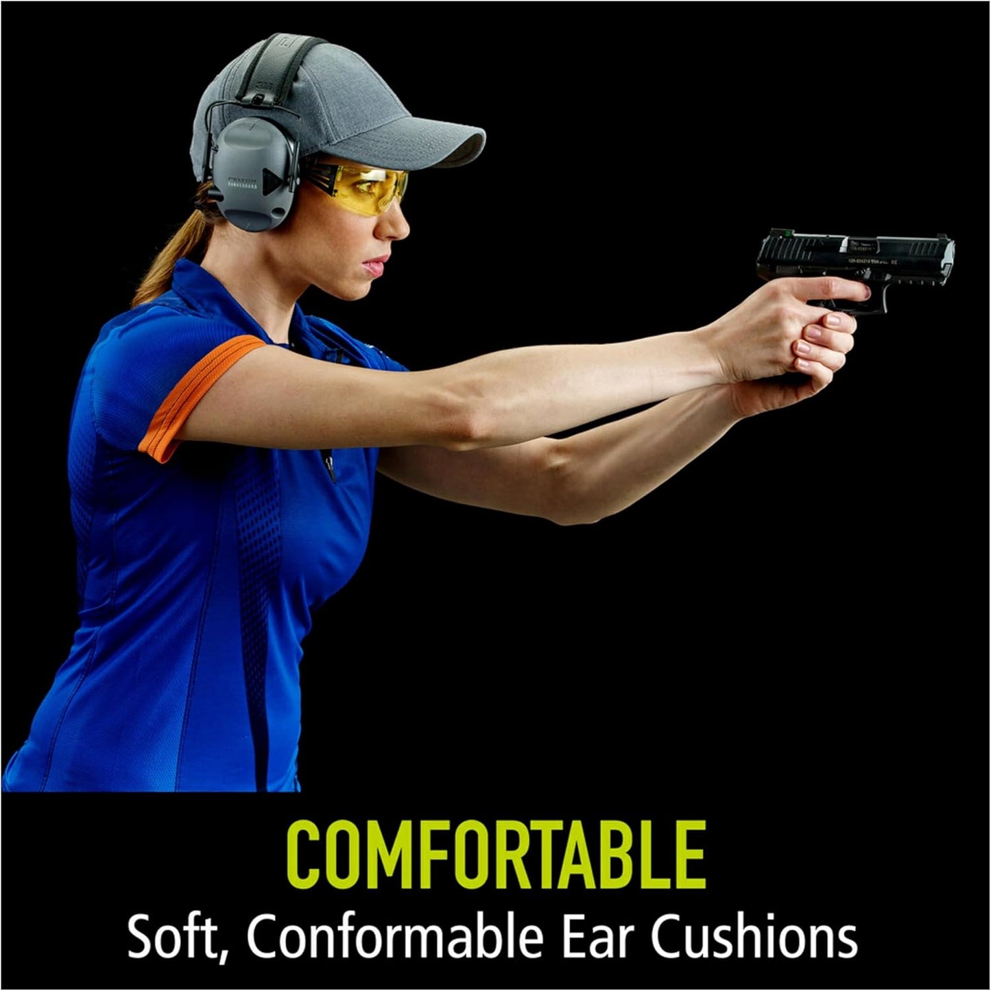 Sport RangeGuard™ Earmuffs by Peltor™ - Gray, Noise-Canceling Hearing Protection