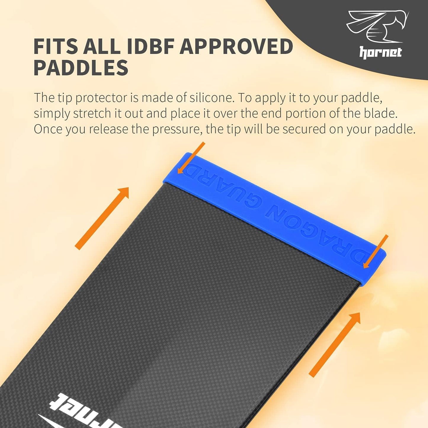 Dragon Guard Tip Protector for Dragon Boat Paddles (blue)