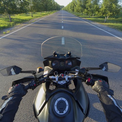 Sazetify Bike Mirror 2 Pack, Handlebar Rearview 360 Rotatable, Safe Wide Angle HD Glass for Rear View