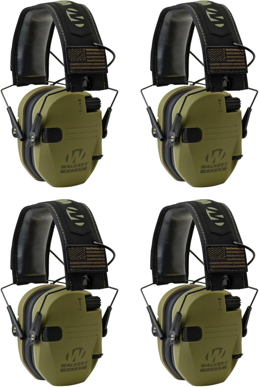 Walker's Razor Slim Shooter Electronic Hunting Folding Hearing Protection Earmuffs