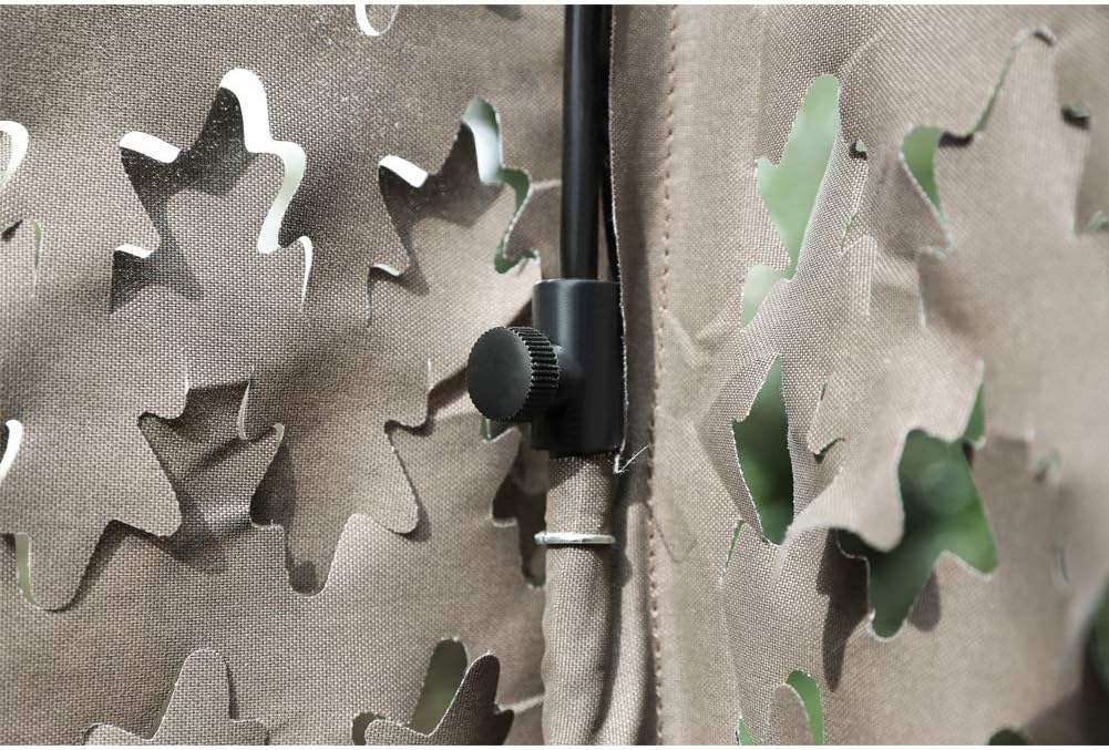 AUSCAMOTEK Ground Blind 5×10 Feet Turkey Duck Deer Blinds Hunting Camouflage Height Adjustable