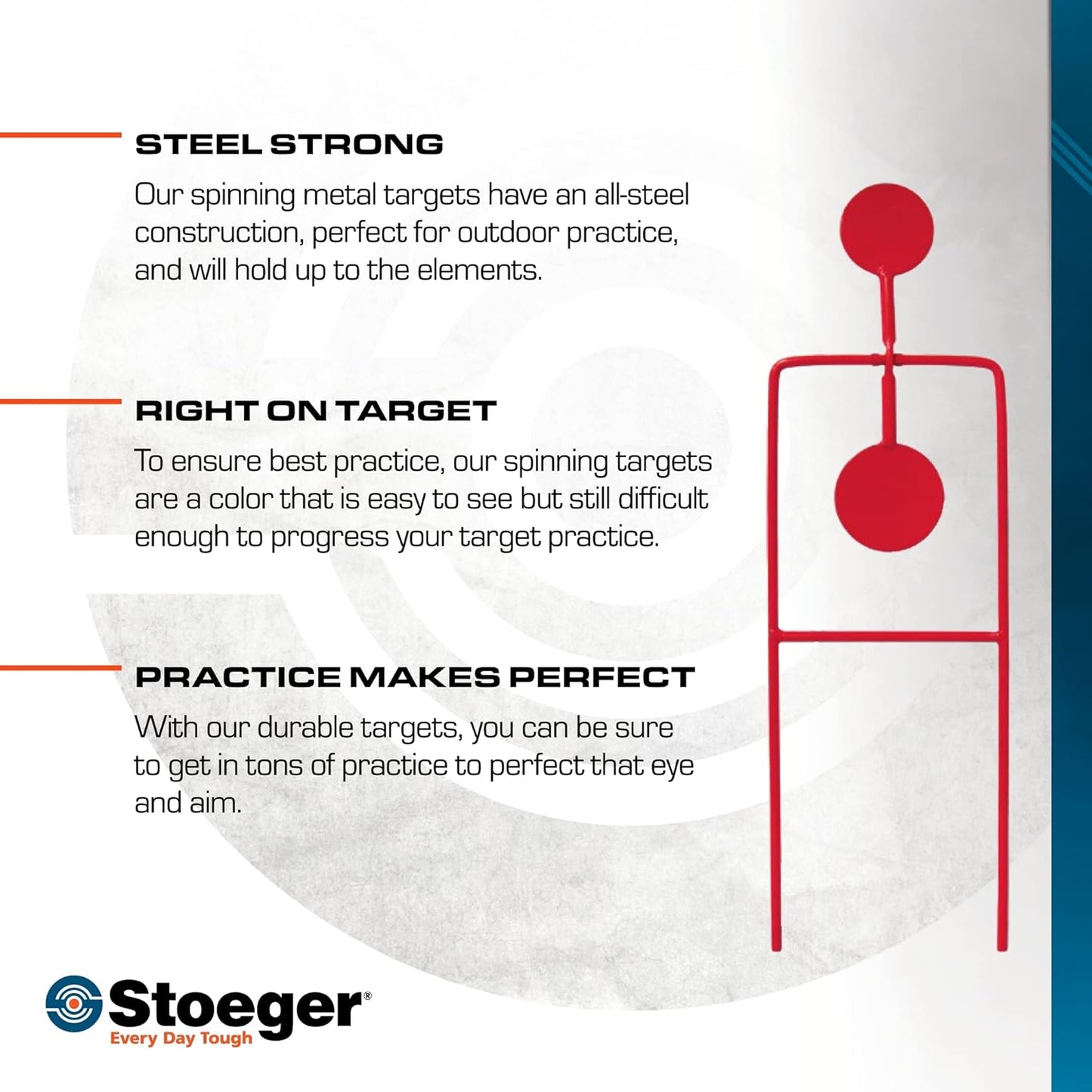 Stoeger Single Spinning Target - Metal Airgun Practice Target