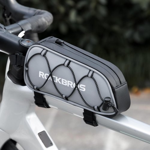 ROCKBROS Top Tube Bike Bag Bicycle Front Frame Bag Top Tube Bag Bike Accessories Pouch (STYLE 3)