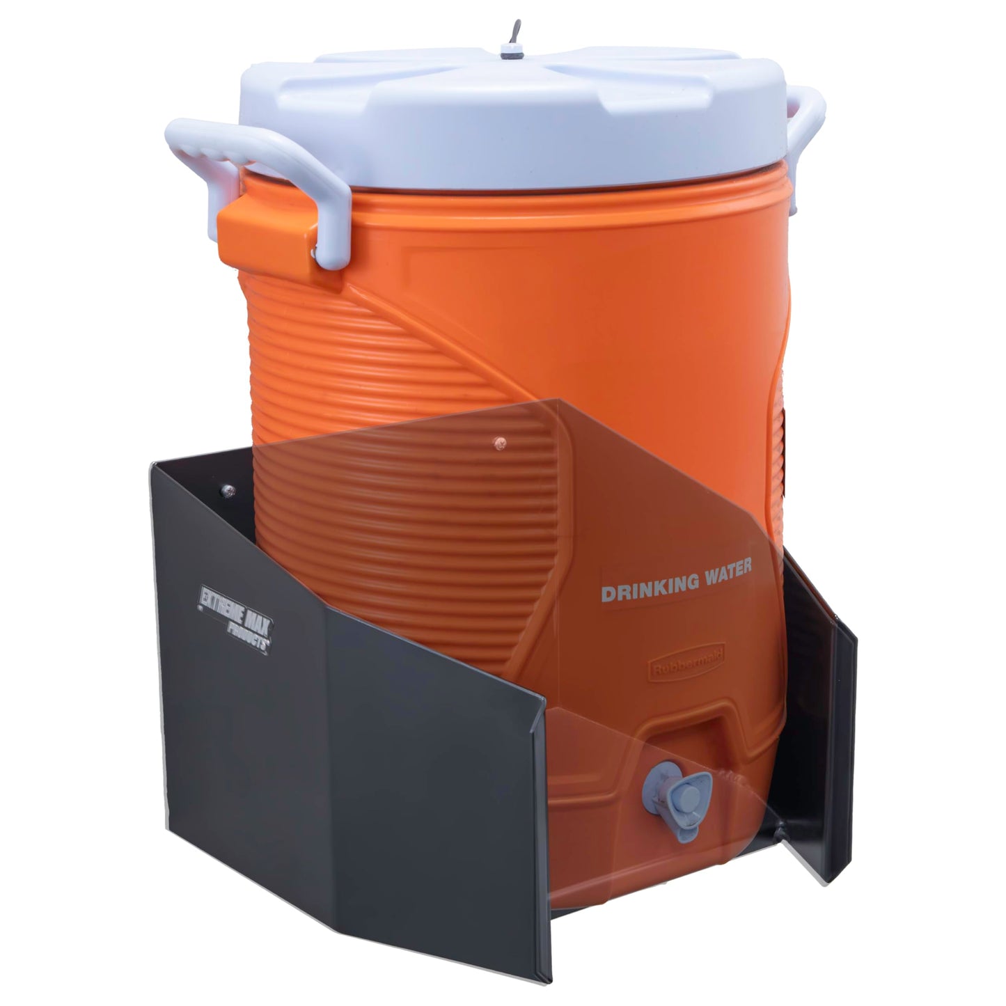 Extreme Max 5001.6584 Wall-Mount Aluminum Water Cooler Mounting Bracket for Enclosed Trailer, Shop, Garage, Storage - Black