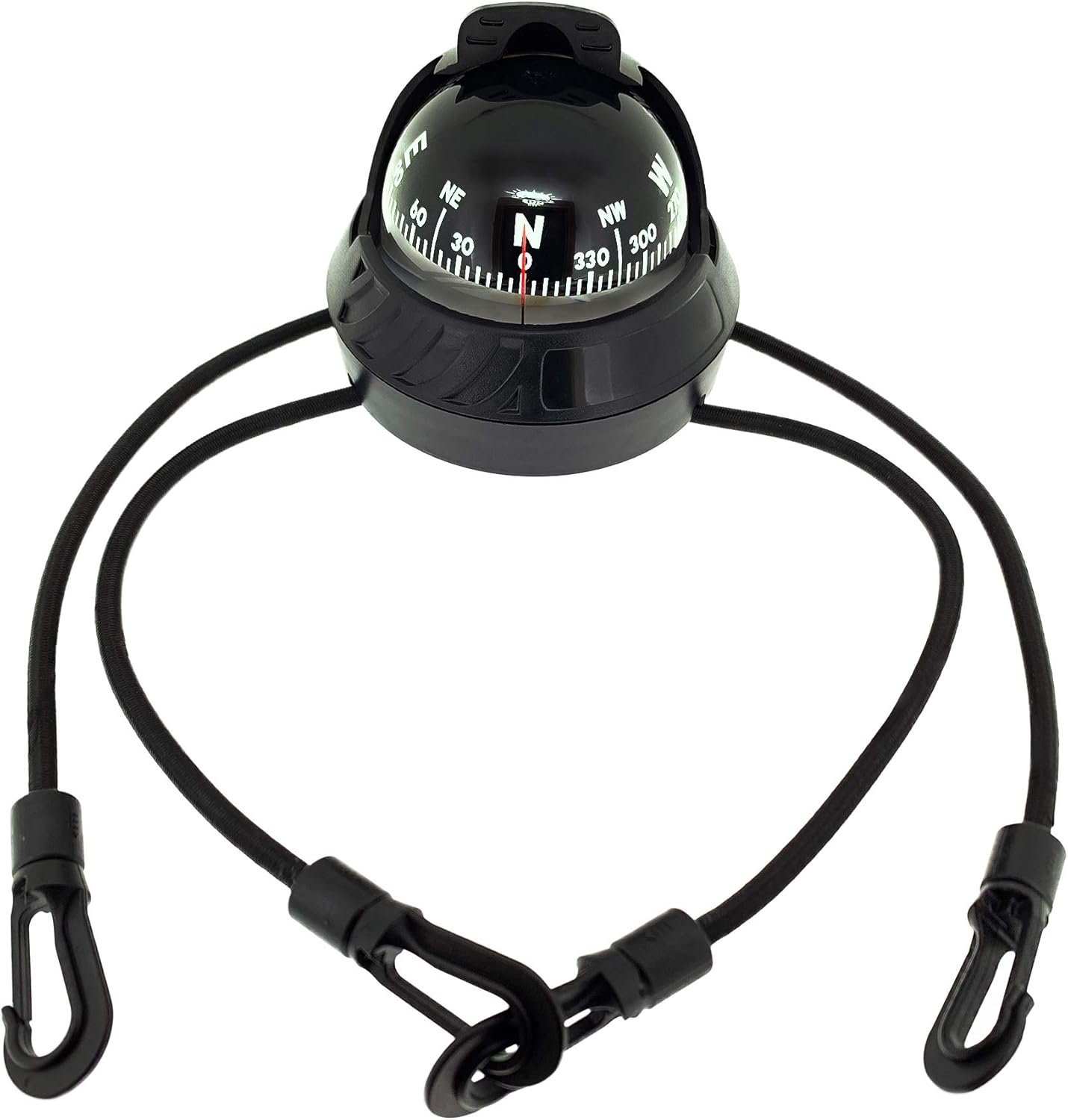 Sun Company SeaTurtl Kayak Compass - Full-Size Mountable Marine Compass with Adjustable Hood