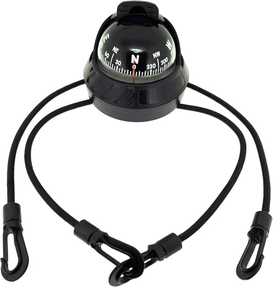 Sun Company SeaTurtl Kayak Compass - Full-Size Mountable Marine Compass with Adjustable Hood