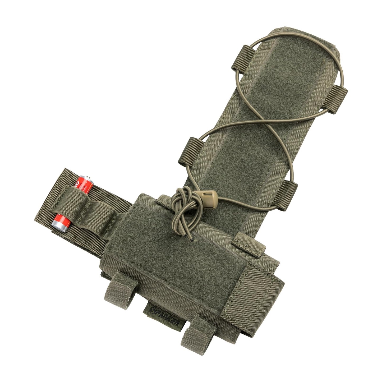 EXCELLENT ELITE SPANKER Tactical Helmet Battery Pouch Counterweight Pouch MK1 Helmet Battery Pack Balance Weight Bag with Hook&Loop for Tactical Helmet Airsoft Hunting