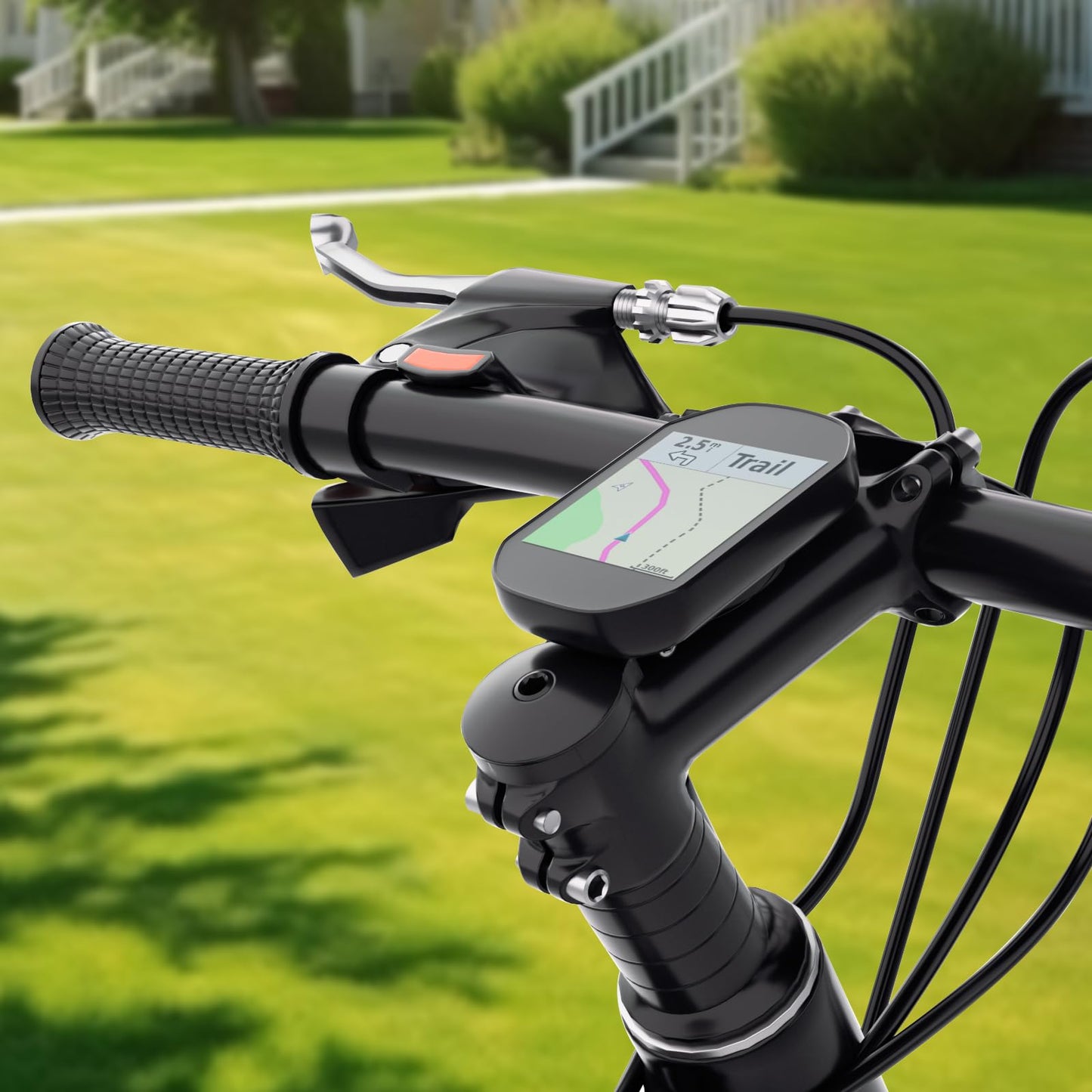 Garmin Bike Mount - Adjustable Cycling Computer Mount for Road/Mountain, Compatible with Garmin, Wahoo, Bryton, Cateye GPS & Speedometer