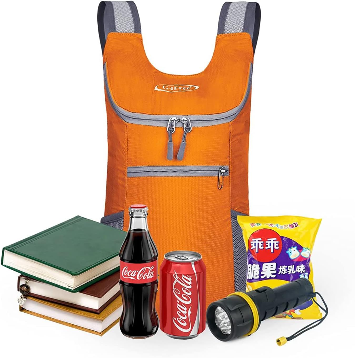 G4Free Lightweight Packable Hiking Backpack for Men Women Small Hiking Daypacks Foldable Shoulder Pack Casual Outdoor Bag 11L