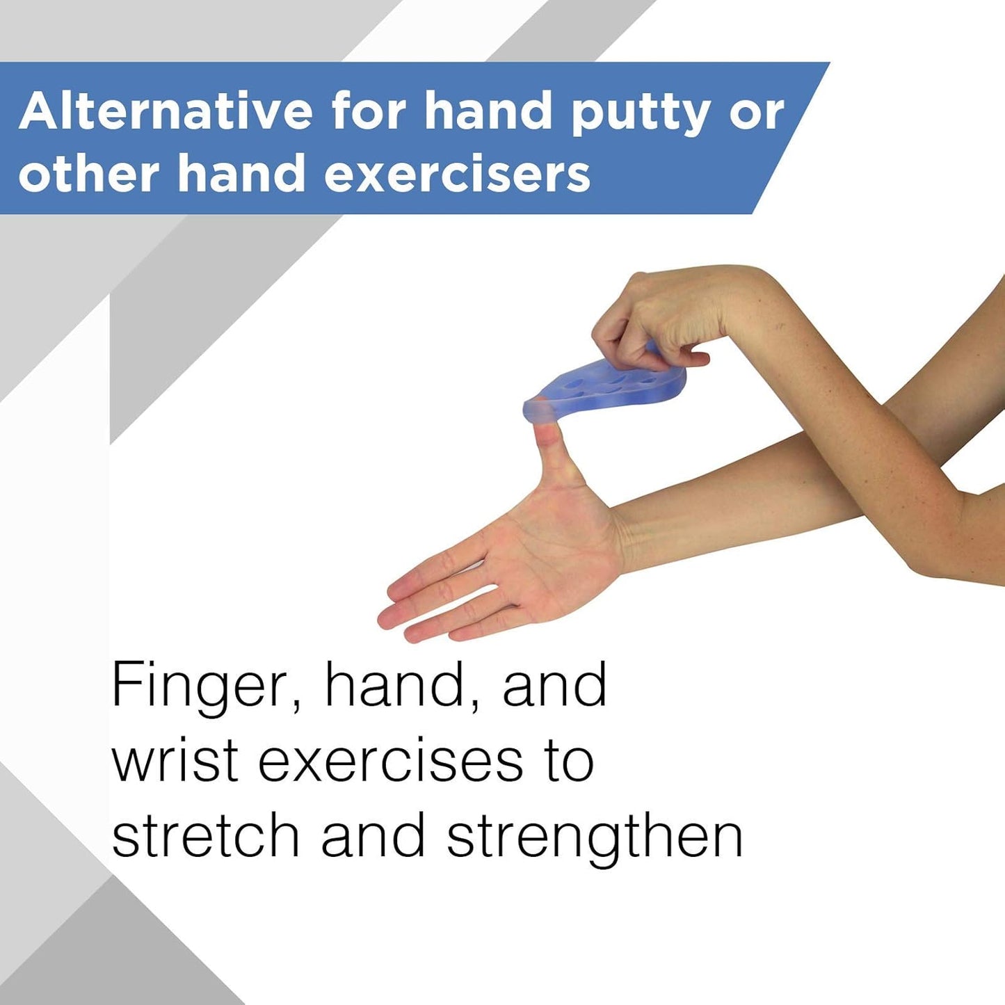 TheraBand - 11853 Hand Xtrainer, Non-Latex Hand Exerciser for Progressive Hand Therapy, Strengthen Fingers, Hands and Forearms, Grip Trainer, Strengthener, Helps Relieve Joint Pain, Red, Soft, Beginner