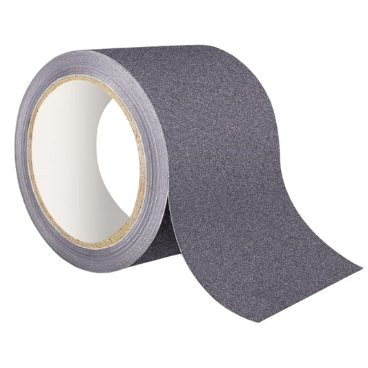 Farady Grip Tape Strong Adhesive Anti Slip Grip Tape Heavy Duty Non Skid Waterproof Safety Friction Tape for Stair, Ramps, Steps, Walkways, Floors, Indoor/Outdoor (Grey, 4in x 50ft)